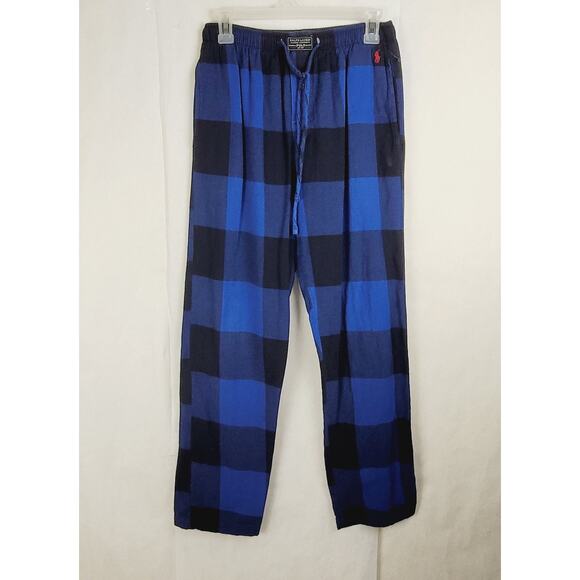 Polo Ralph Lauren Other - Polo Ralph Lauren blue plaid tie waist pajama pants Size small heritage classic